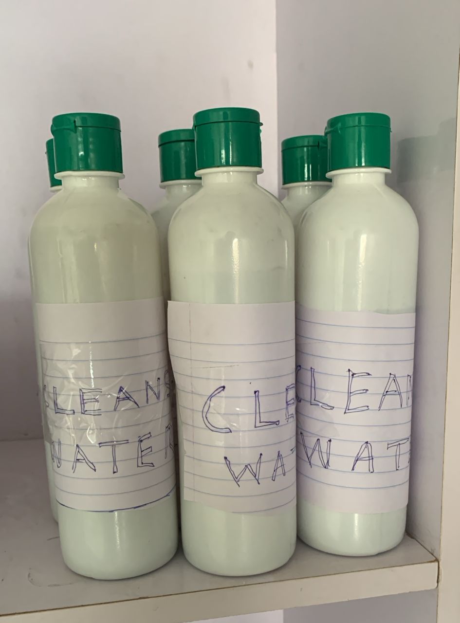 Cleansing Soap & Water